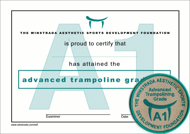 Trampolining Award - Grade A1
